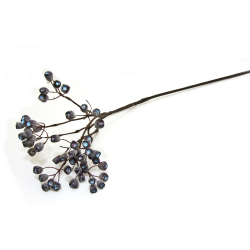 Sztuczny kwiat Gałazka Jagody 75cm Blue Berry